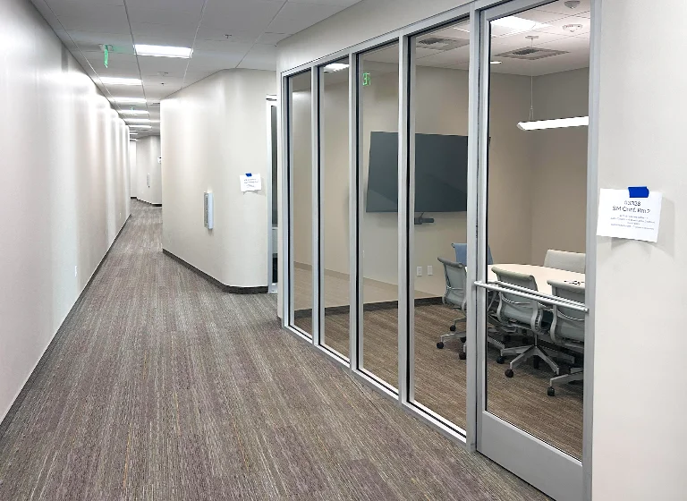 Completed tenant improvement construction on third floor at Ridgewood Plaza