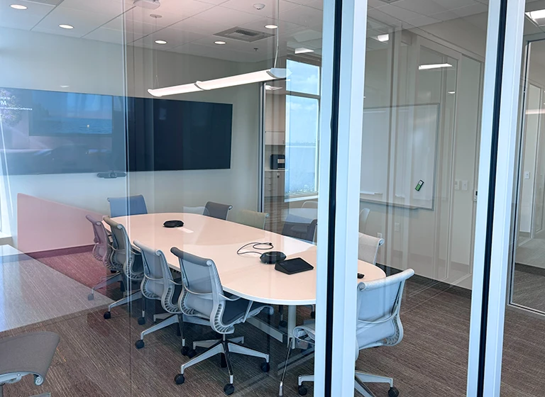 Conference room construction for ESRI San Antonio office expansion